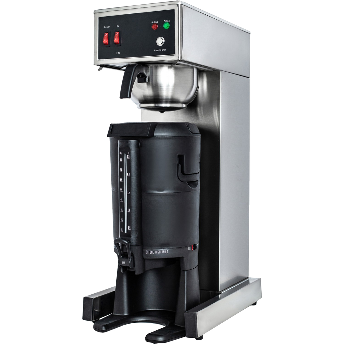Auto-fill filter coffee machine with a 2.5-litre airpot