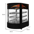 Heated pizza display warmer