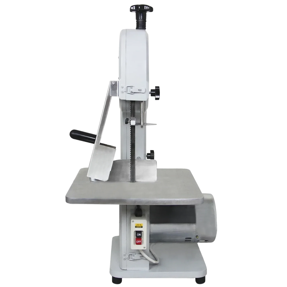 Commercial meat and bone bandsaw