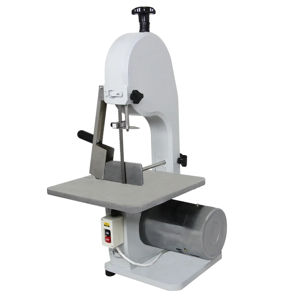 Commercial meat and bone bandsaw