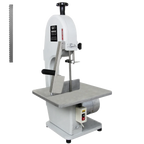Commercial meat and bone bandsaw
