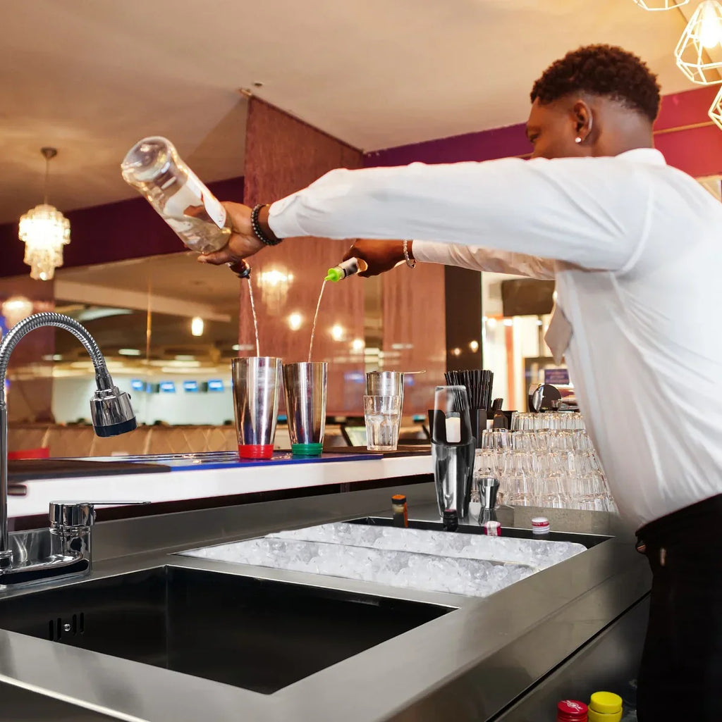 Cocktail Bar Station with 67L Ice Well