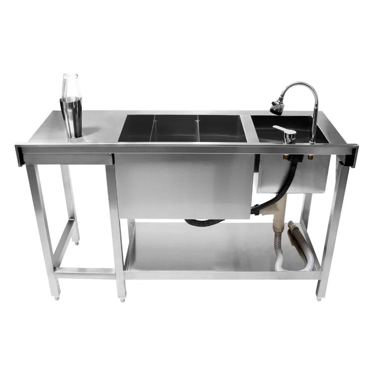 Cocktail Bar Station with 67L Ice Well