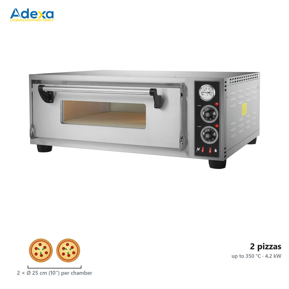 Electric Pizza Oven - 500 x 500mm Chamber