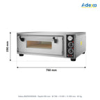 Electric Pizza Oven - 500 x 500mm Chamber