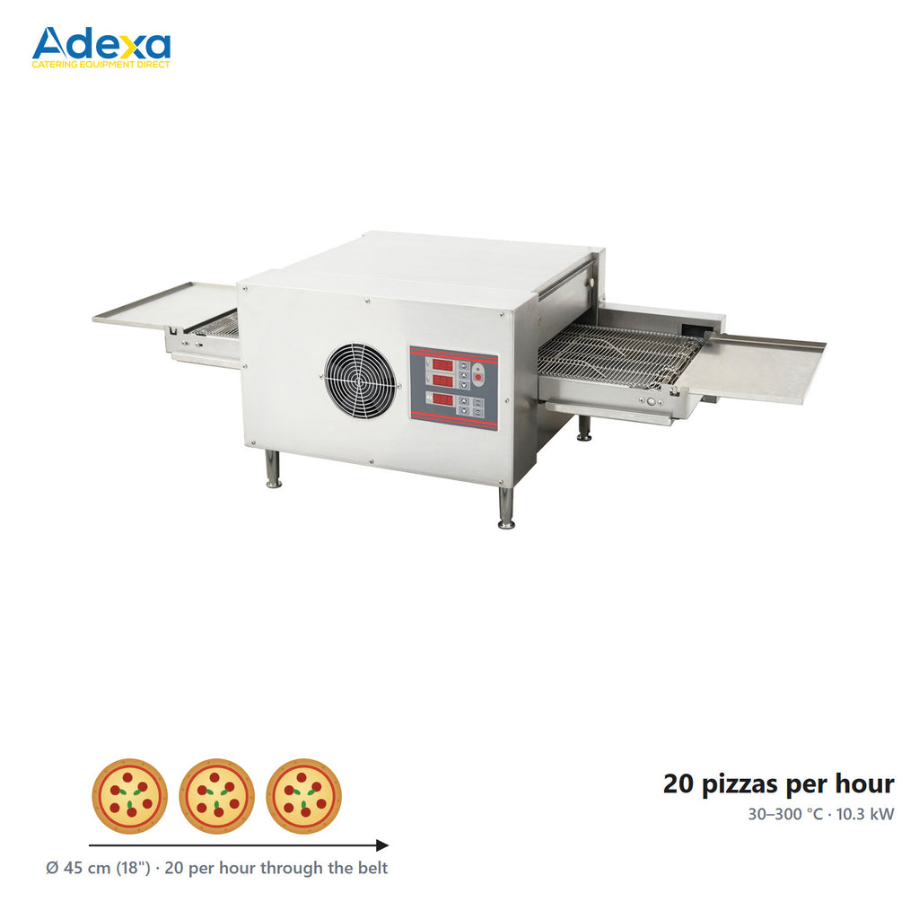 Conveyor Pizza Oven – 20 x 18in Pizzas/hr