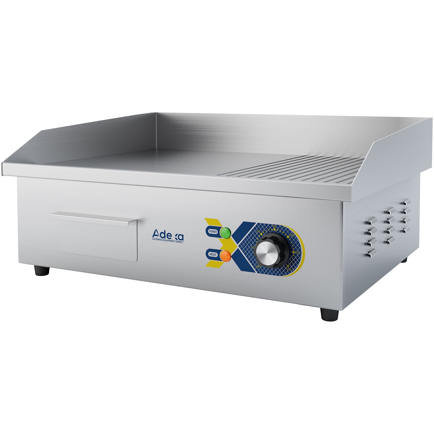 3kW Smooth & Ribbed Electric Griddle – 550mm