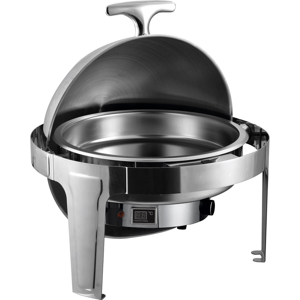 electric roll-top chafing dish open view