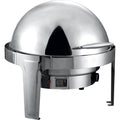 electric roll-top chafing dish 6 litre stainless steel