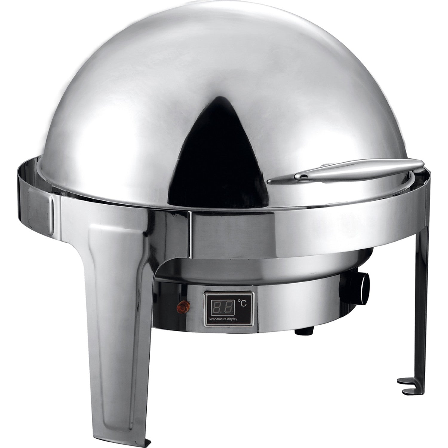 electric roll-top chafing dish 6 litre stainless steel