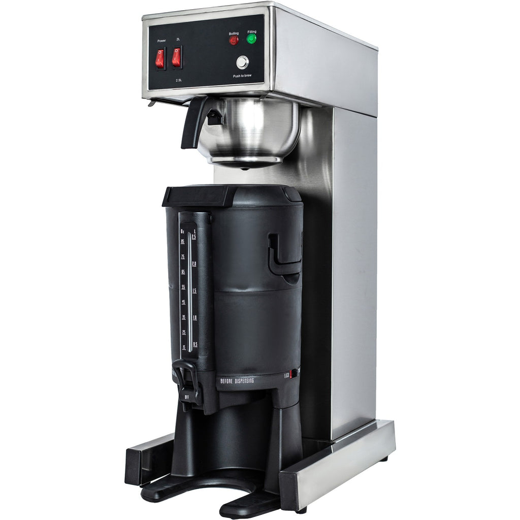 auto-fill commercial filter coffee machine with 2.5 litre airpot