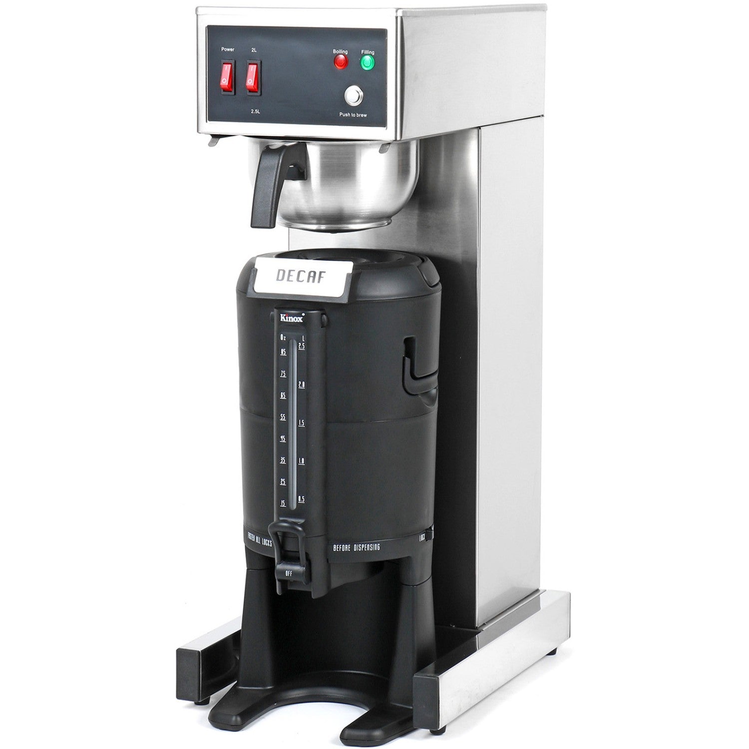 commercial filter coffee machine detail view