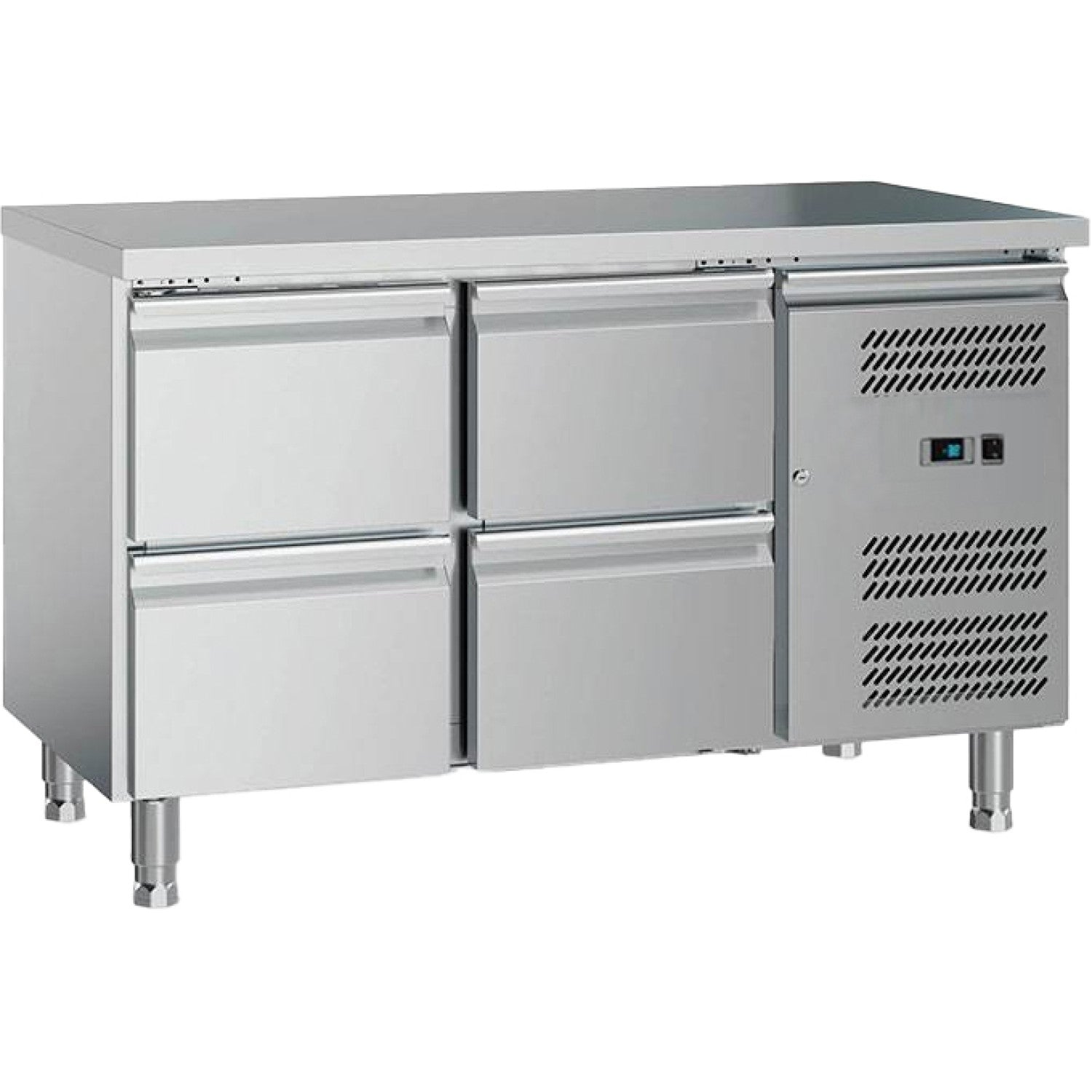 Adexa 4 drawer commercial refrigerated counter