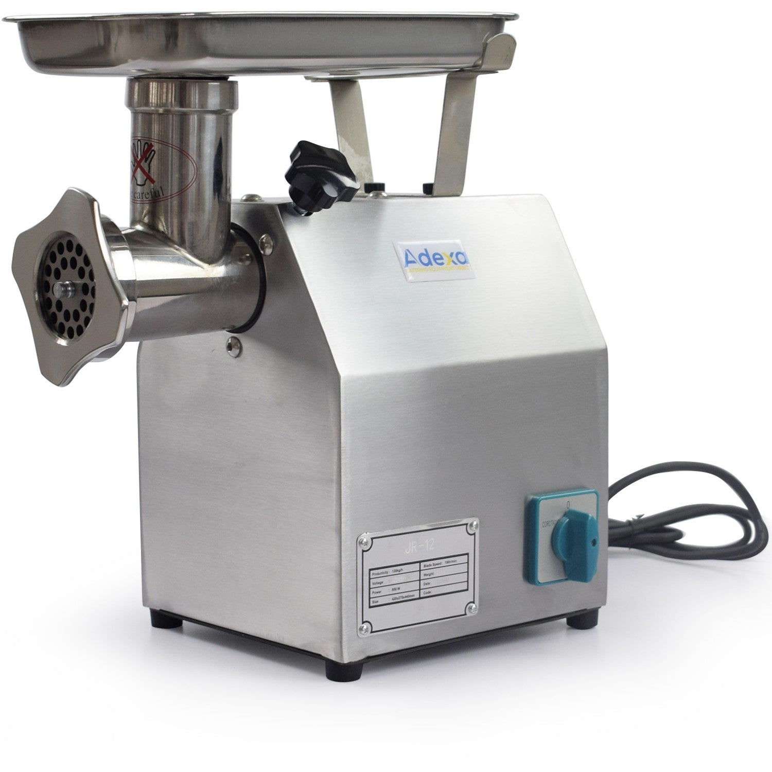 Adexa MGSS12 commercial meat mincer 120kg per hour