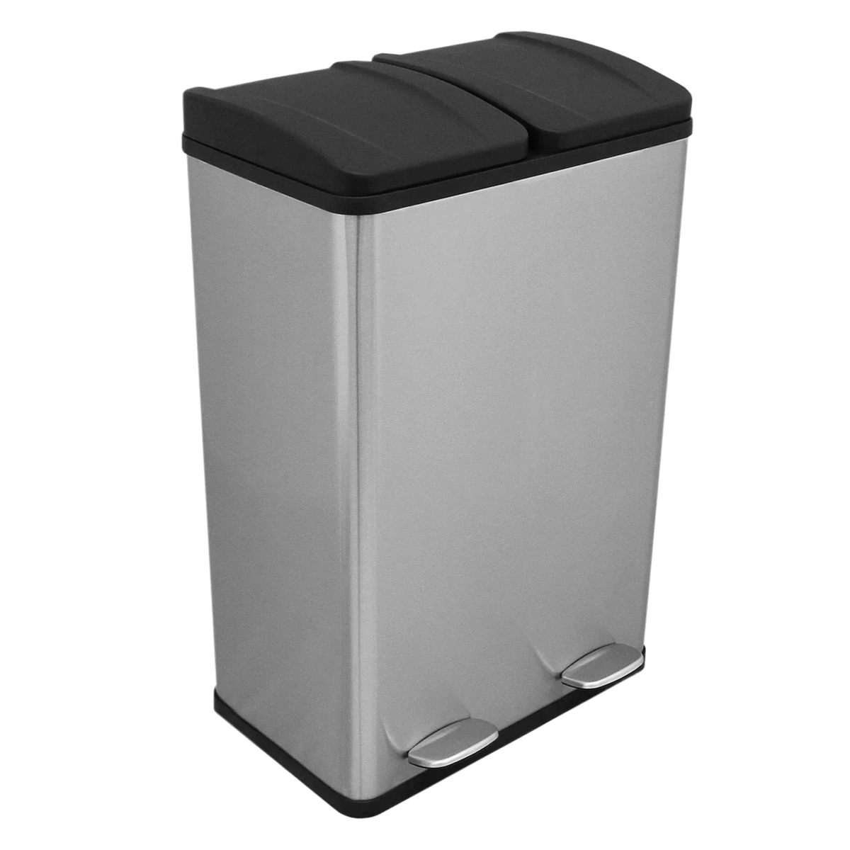 60L Stainless Steel Dual Pedal Bin