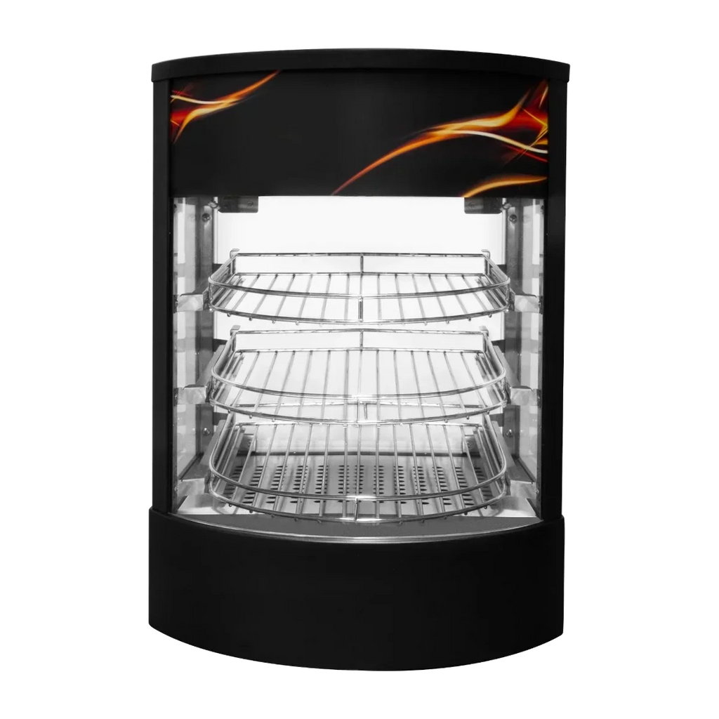 Heated pizza display warmer