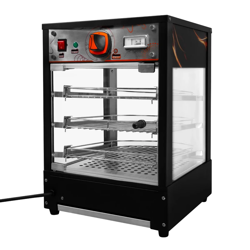 Heated pizza display warmer