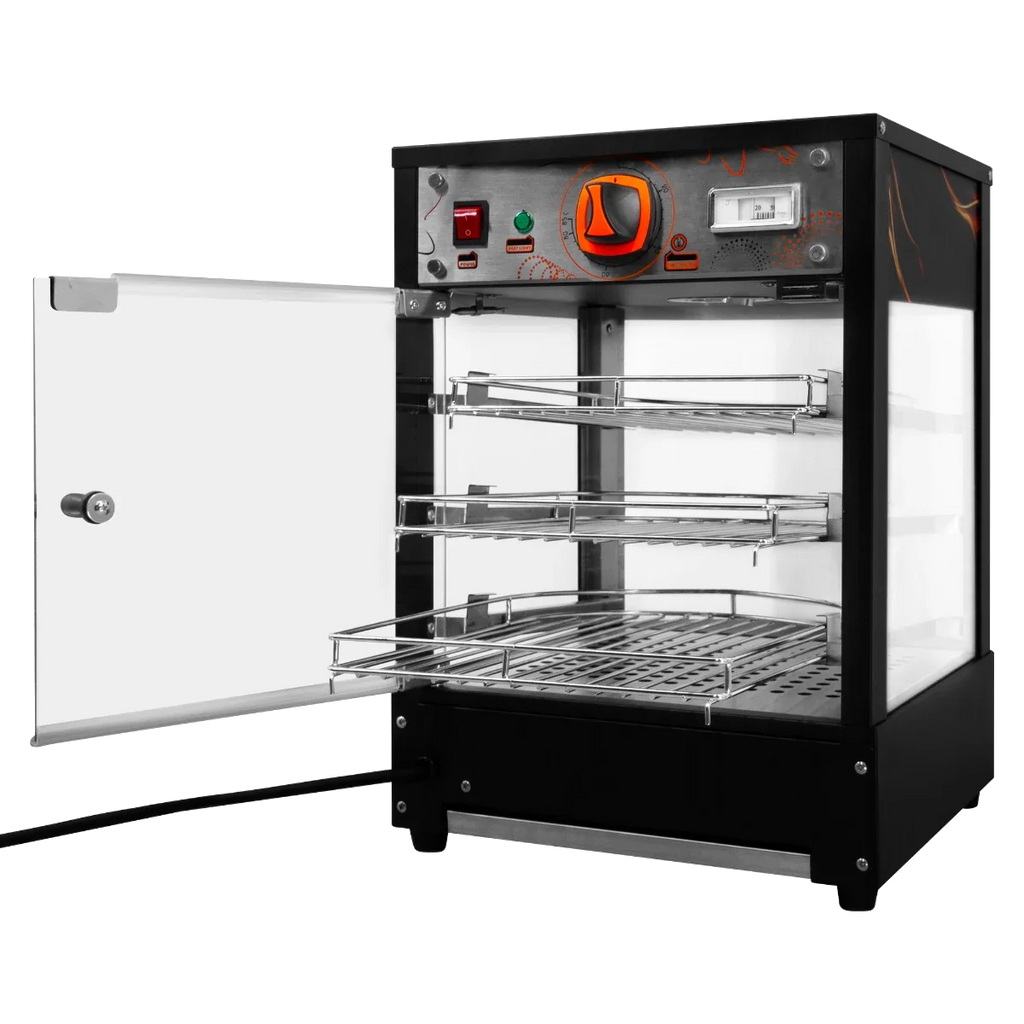 Heated pizza display warmer