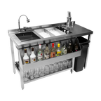 Cocktail Bar Station with 67L Ice Well