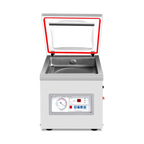 Commercial table-top chamber vacuum packer