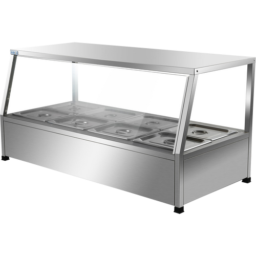10-Pan Countertop Bain Marie – GN 1/2