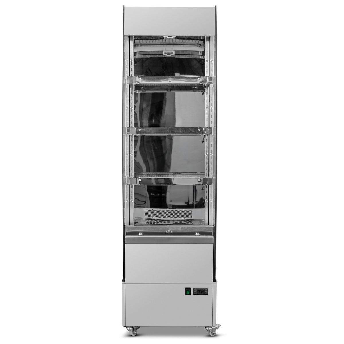 Blizzard BHD50 heated grab-and-go cabinet, straight front view