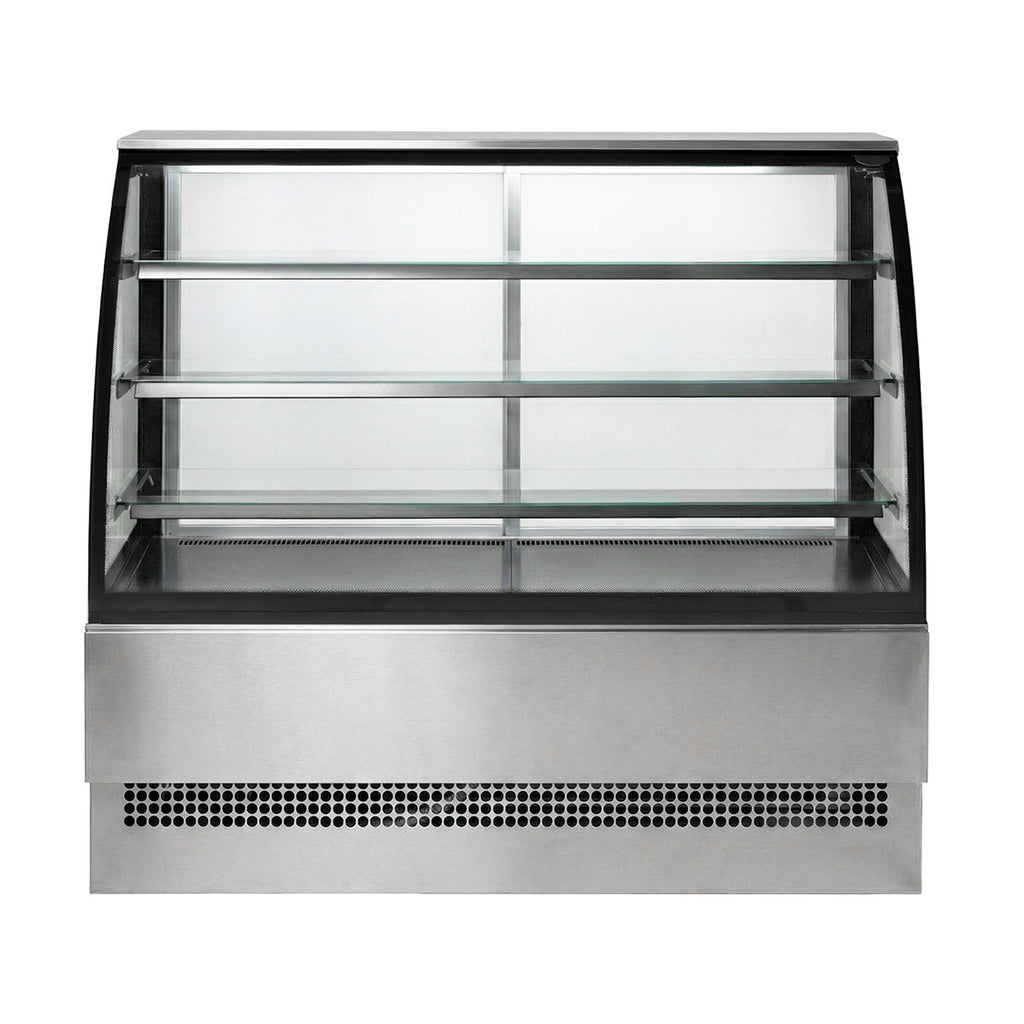Sterling Pro EVO150 stainless-steel refrigerated patisserie display, front view