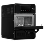 Blizzard HISPEED1 high-speed oven with drop-down door open and cooking cavity visible