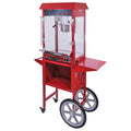 KuKoo 8oz popcorn machine with matching cart, model 8353