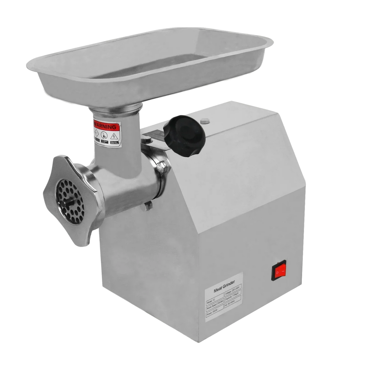 Stainless steel commercial meat grinder