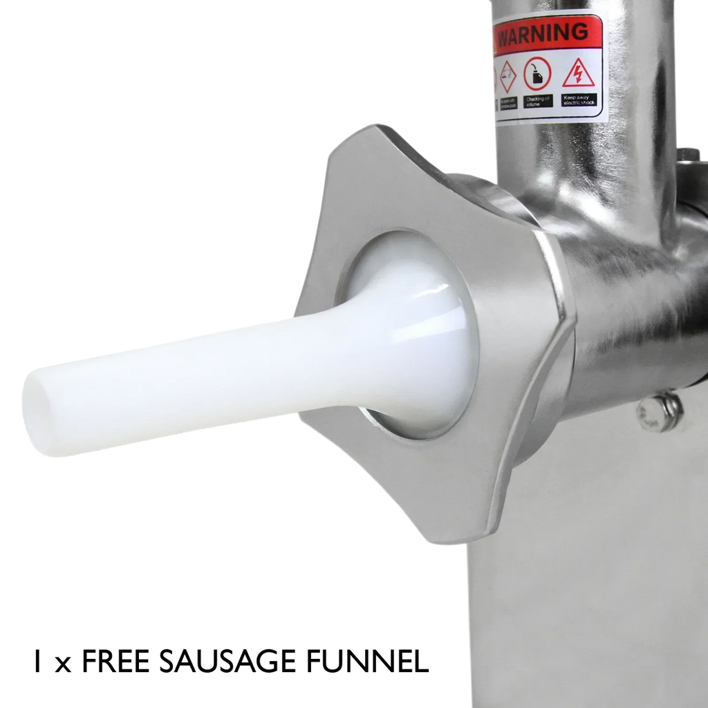 Stainless steel commercial meat grinder