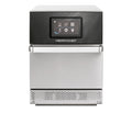 Manufacturer illustration of a Merrychef conneX 16 commercial oven in stainless steel; exact configuration may differ
