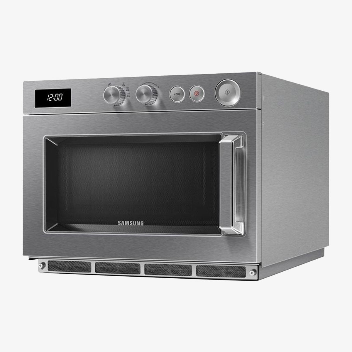 Samsung MJ26A6051AT/EU commercial microwave in stainless steel with manual dial controls
