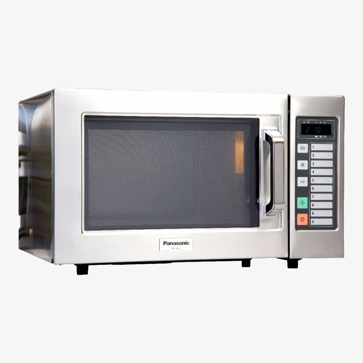 Panasonic NE-1037 commercial microwave in stainless steel