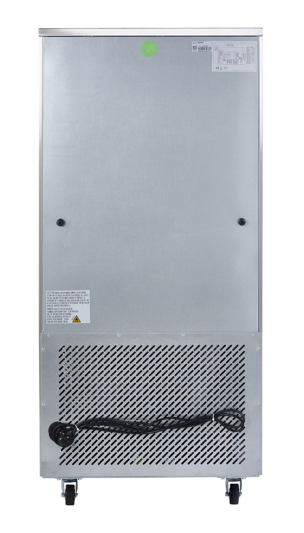 Sterling Pro SP60BC blast chiller, rear view