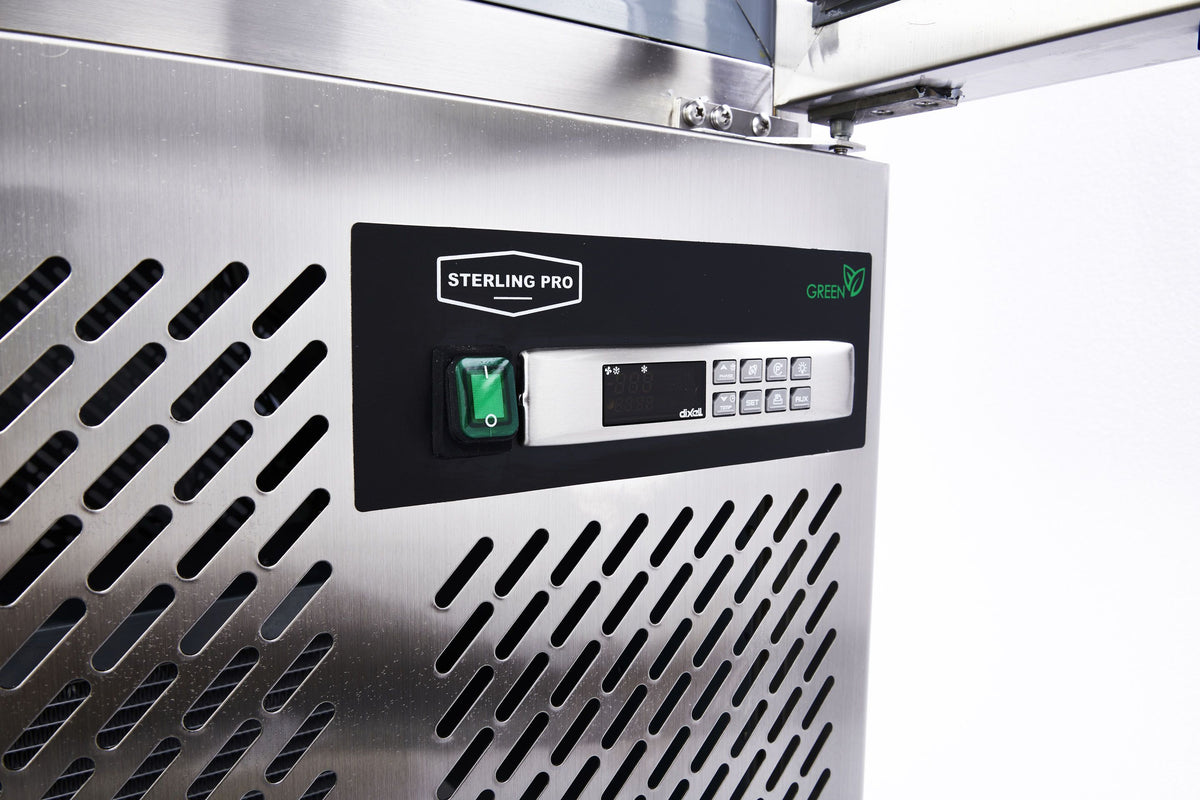 Sterling Pro SP60BC blast chiller control panel and lower ventilation grille