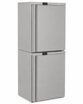 Blizzard UCFFST280 stacked twin freezer cabinets, three-quarter front view